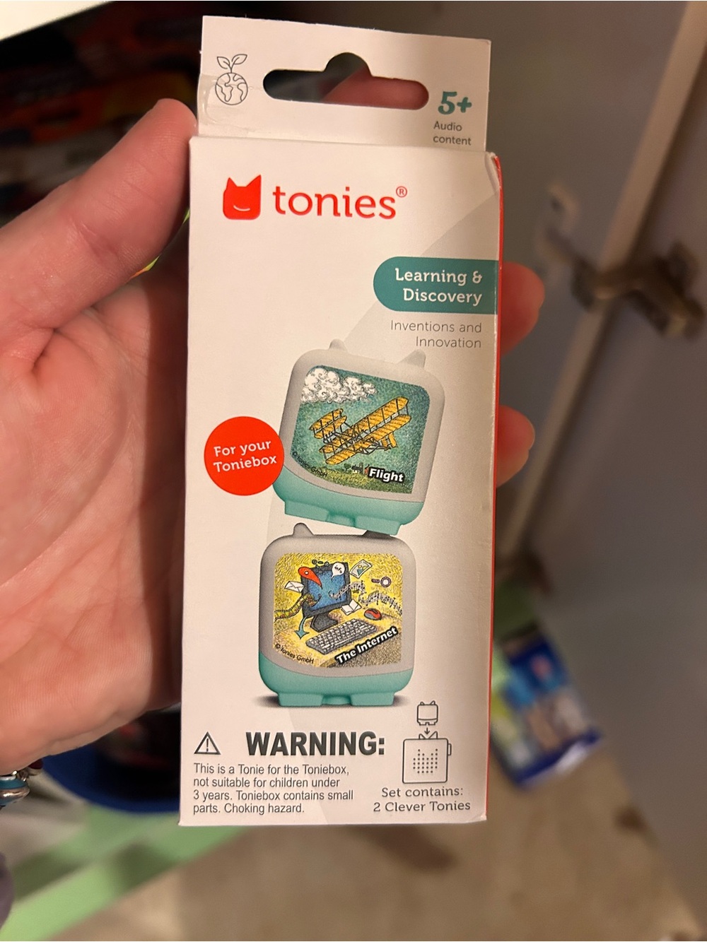 tonies Learning & Discovery Tonies - Teal/Green Clever Tonies (Set of 2)